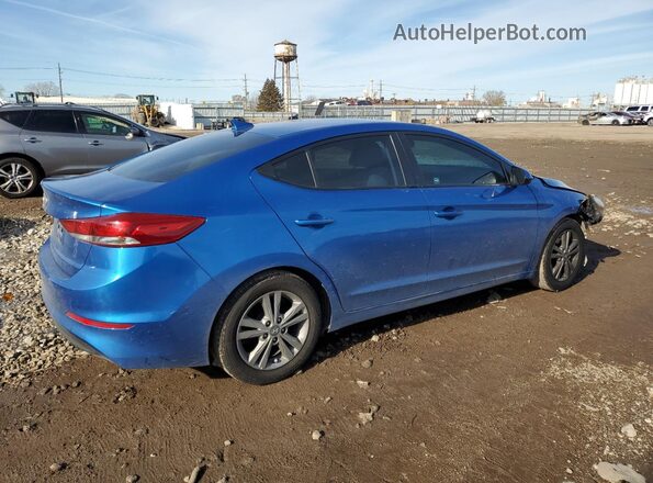 5NPD84LF4HH169096 2017 HYUNDAI ELANTRA Синий Задняя правая четверть