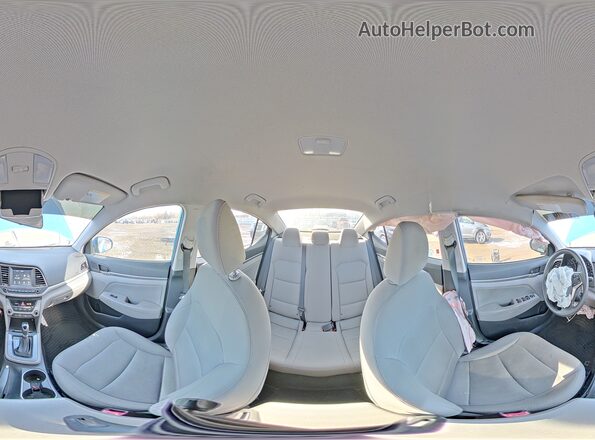 5NPD84LF4HH169096 2017 HYUNDAI ELANTRA Синий Панорамный вид салона 360°
