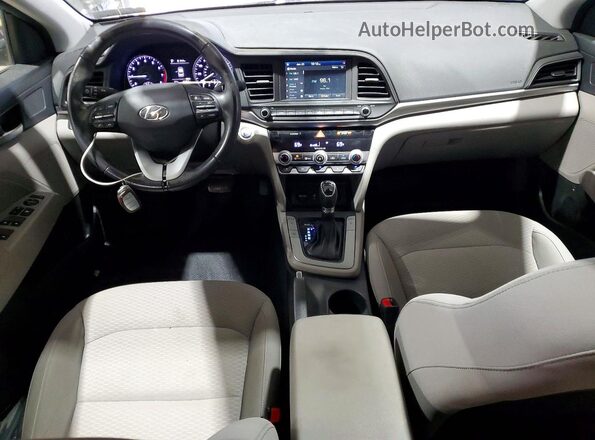 5NPD84LF4LH628426 2020 HYUNDAI ELANTRA Black Widok deski rozdzielczej