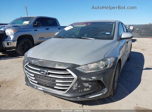 5NPD84LF6HH004330 2017 HYUNDAI ELANTRA Silver Առջևի ձախ երեք քառորդ տեսարան