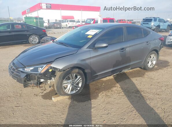 5NPD84LF6KH420191 2019 HYUNDAI ELANTRA Gray 