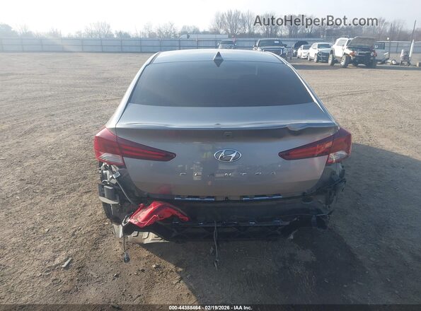 5NPD84LF6KH420191 2019 HYUNDAI ELANTRA Gray 