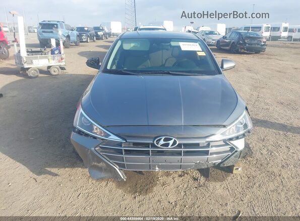 5NPD84LF6KH420191 2019 HYUNDAI ELANTRA Gray 