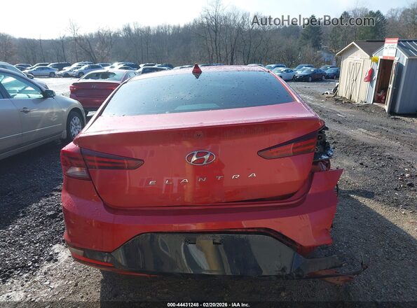 5NPD84LF7KH437940 2019 HYUNDAI ELANTRA Red 