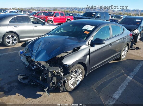 5NPD84LF7LH564723 2020 HYUNDAI ELANTRA Серый Передняя левая четверть