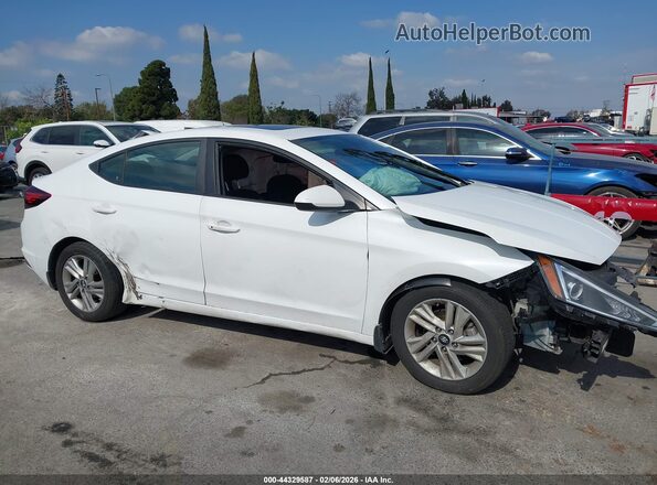 5NPD84LF7LH605562 2020 HYUNDAI ELANTRA White Rear interior view