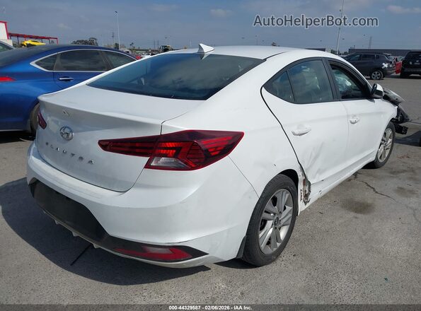 5NPD84LF7LH605562 2020 HYUNDAI ELANTRA White Rear right