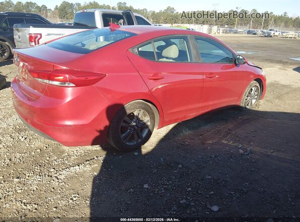 5NPD84LF8HH003664 2017 HYUNDAI ELANTRA Red Задня права чверть