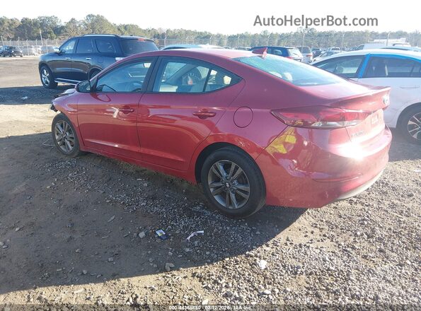 5NPD84LF8HH003664 2017 HYUNDAI ELANTRA Red Задня ліва чверть