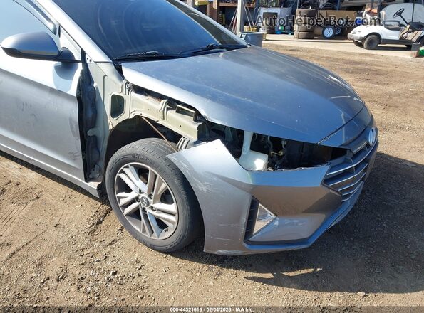 5NPD84LF8KH404462 2019 HYUNDAI ELANTRA Gray Вид спереду