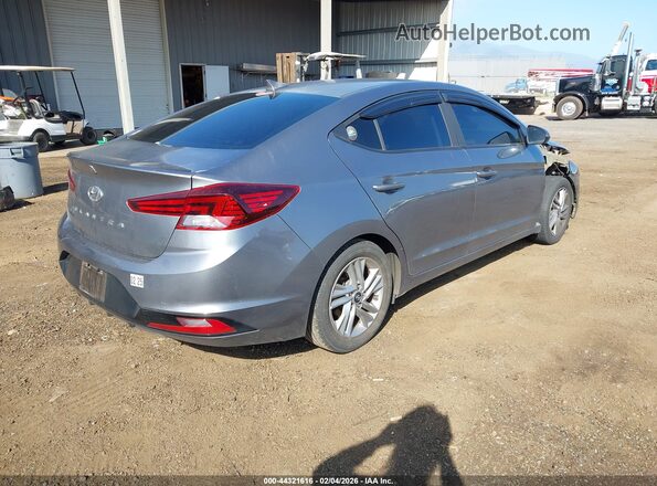 5NPD84LF8KH404462 2019 HYUNDAI ELANTRA Gray Задня права чверть