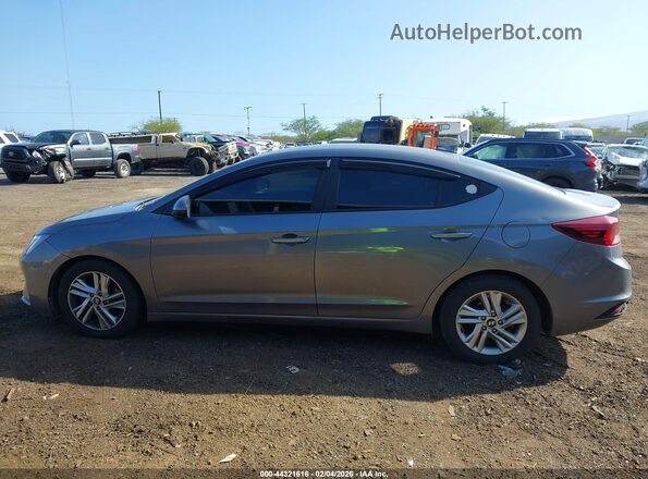 5NPD84LF8KH404462 2019 HYUNDAI ELANTRA Gray 