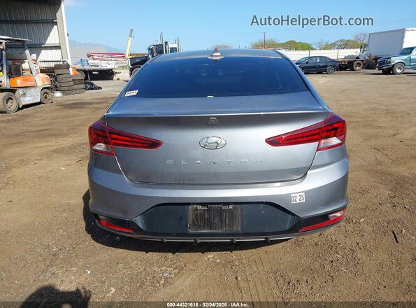 5NPD84LF8KH404462 2019 HYUNDAI ELANTRA Gray 