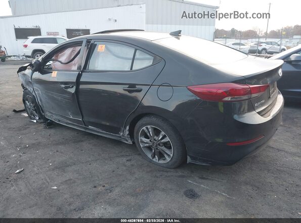 5NPD84LF9JH292902 2018 HYUNDAI ELANTRA Black Trasero izquierdo