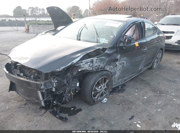 5NPD84LF9JH292902 2018 HYUNDAI ELANTRA Black Vista tres cuartos delantera izquierda