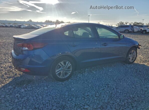 5NPD84LF9KH421013 2019 HYUNDAI ELANTRA Blue 