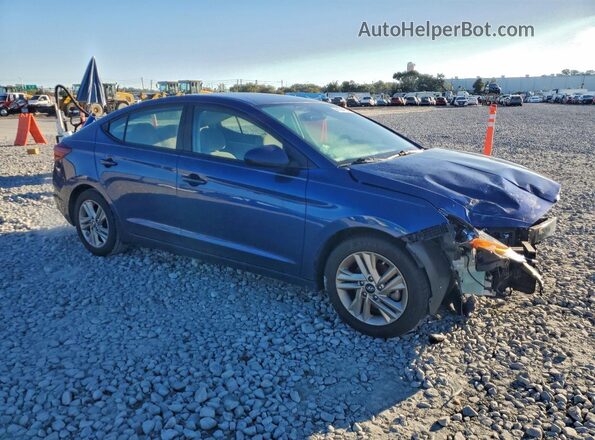 5NPD84LF9KH421013 2019 HYUNDAI ELANTRA Blue 