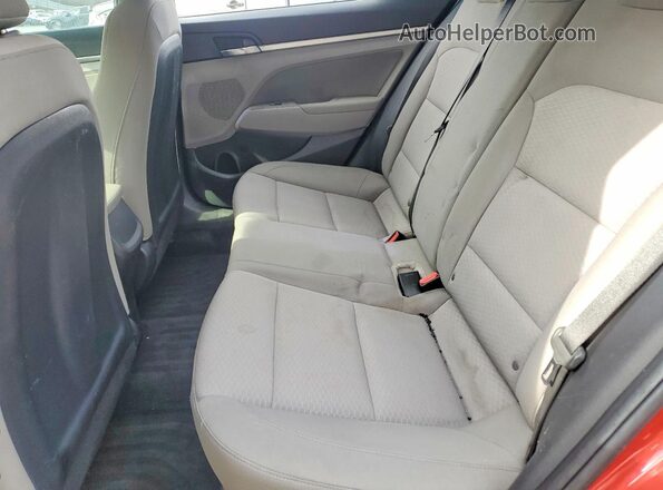 5NPD84LF9LH535224 2020 HYUNDAI ELANTRA Red Հետևի նստատեղերի տեսք