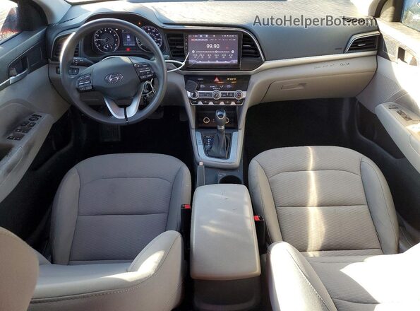 5NPD84LF9LH535224 2020 HYUNDAI ELANTRA Red Առջևի վահանակի տեսք
