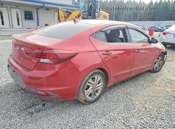 5NPD84LF9LH535224 2020 HYUNDAI ELANTRA Red Հետևի աջ
