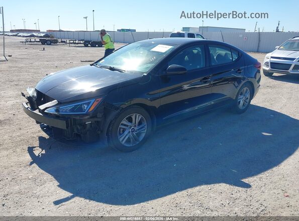 5NPD84LF9LH568627 2020 HYUNDAI ELANTRA Black Front left