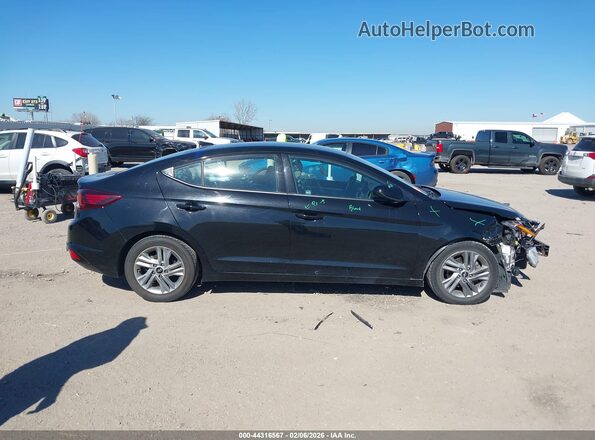 5NPD84LF9LH568627 2020 HYUNDAI ELANTRA Black Rear interior view