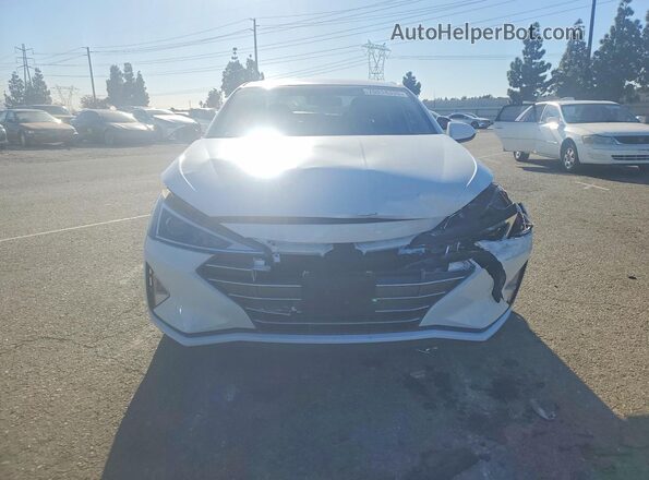 5NPD84LFXKH494438 2019 HYUNDAI ELANTRA White 