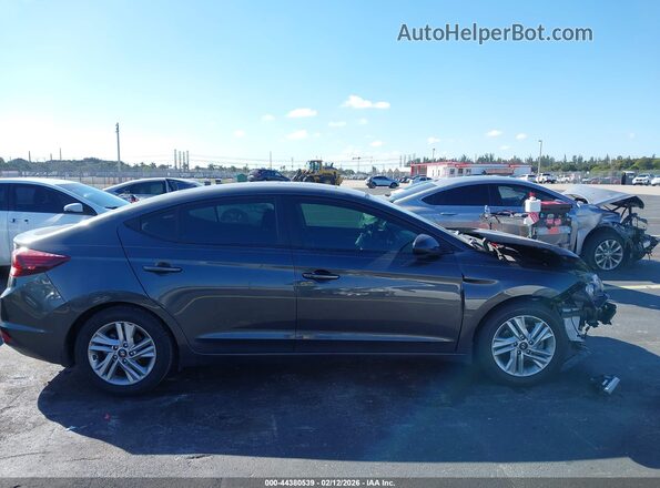 5NPD84LFXLH558205 2020 HYUNDAI ELANTRA Gray Սալոնի հետևի տեսք
