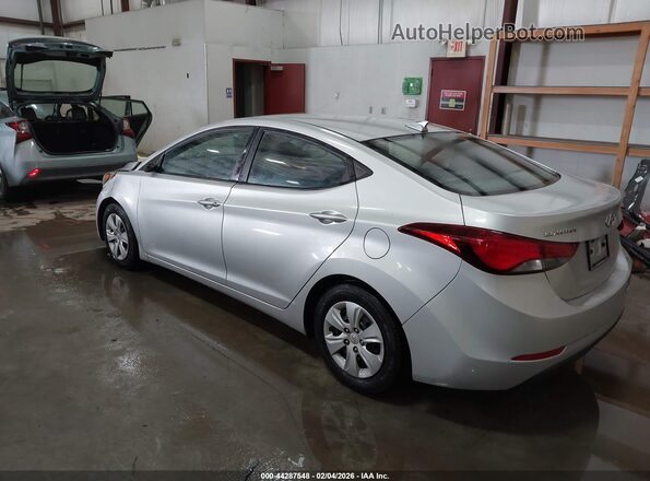 5NPDH4AE0GH758431 2016 HYUNDAI ELANTRA Silver უკანა მარცხენა