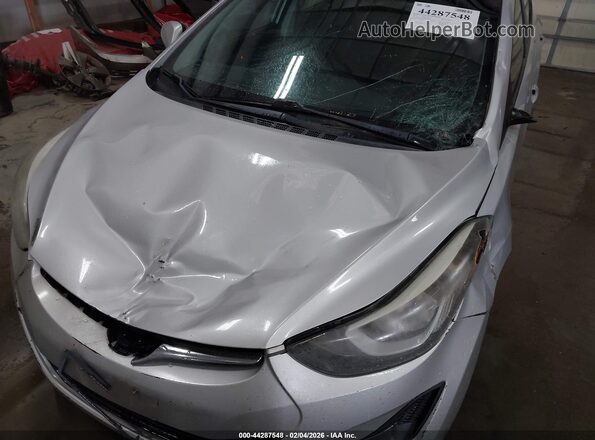 5NPDH4AE0GH758431 2016 HYUNDAI ELANTRA Silver წინა ხედი