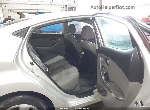 5NPDH4AE0GH758431 2016 HYUNDAI ELANTRA Silver VIN კოდის სტიკერის ხედი