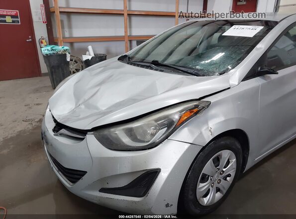 5NPDH4AE0GH758431 2016 HYUNDAI ELANTRA Silver 