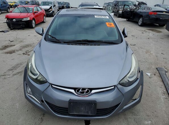 5NPDH4AE3GH760884 2016 HYUNDAI ELANTRA Silver 