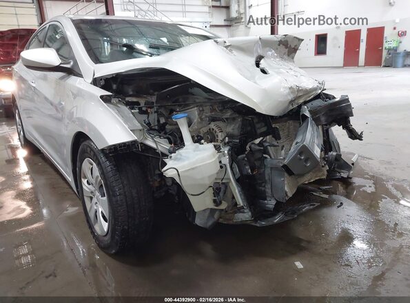 5NPDH4AE4GH782974 2016 HYUNDAI ELANTRA Silver 