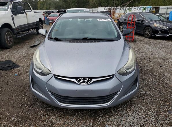 5NPDH4AE5GH689364 2016 HYUNDAI ELANTRA Gray Widok z przodu
