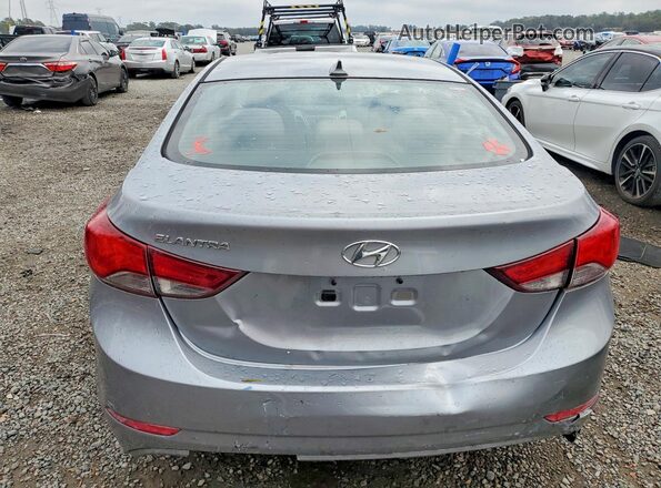 5NPDH4AE5GH689364 2016 HYUNDAI ELANTRA Gray Widok z tyłu