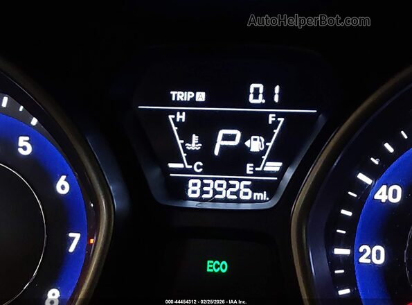5NPDH4AE8GH758287 2016 HYUNDAI ELANTRA Blue 