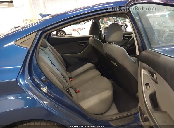 5NPDH4AE8GH758287 2016 HYUNDAI ELANTRA Blue VIN sticker view