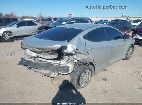 5NPDH4AE8GH767426 2016 HYUNDAI ELANTRA Silver Vista frontal