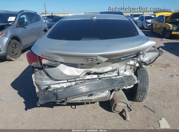 5NPDH4AE8GH767426 2016 HYUNDAI ELANTRA Silver 