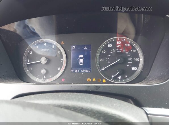 5NPE24AF0GH308616 2016 HYUNDAI SONATA Brown Вид задніх сидінь