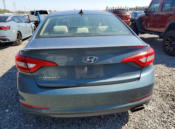5NPE24AF0HH541624 2017 HYUNDAI SONATA Blue Widok z tyłu