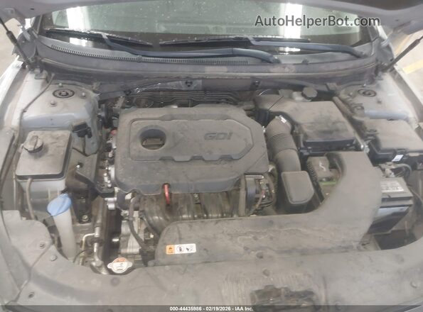 5NPE24AF1GH324906 2016 HYUNDAI SONATA Gray Rear view