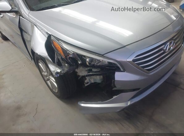 5NPE24AF1GH324906 2016 HYUNDAI SONATA Gray Front view