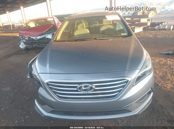 5NPE24AF1GH324906 2016 HYUNDAI SONATA Gray Instrument cluster view