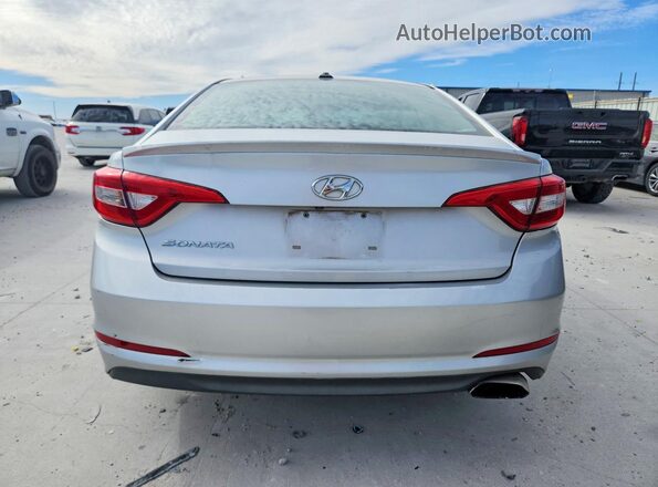 5NPE24AF2GH328561 2016 HYUNDAI SONATA Silver Вид ззаду