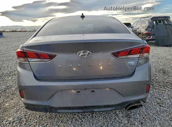 5NPE24AF2JH644792 2018 HYUNDAI SONATA Gray Widok z tyłu