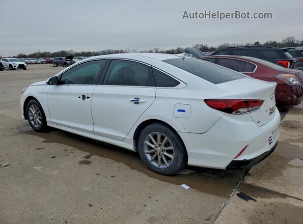 5NPE24AF2KH763962 2019 HYUNDAI SONATA White Rear left