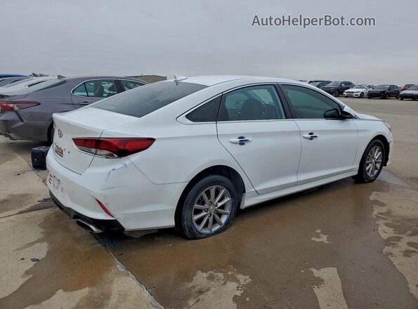 5NPE24AF2KH763962 2019 HYUNDAI SONATA White Rear right