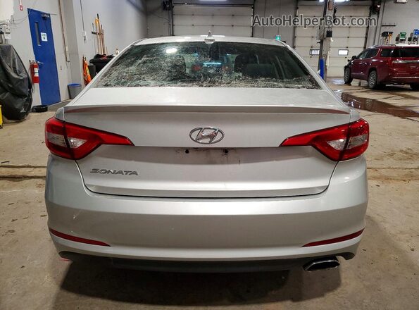 5NPE24AF3GH321649 2016 HYUNDAI SONATA Silver Rear view